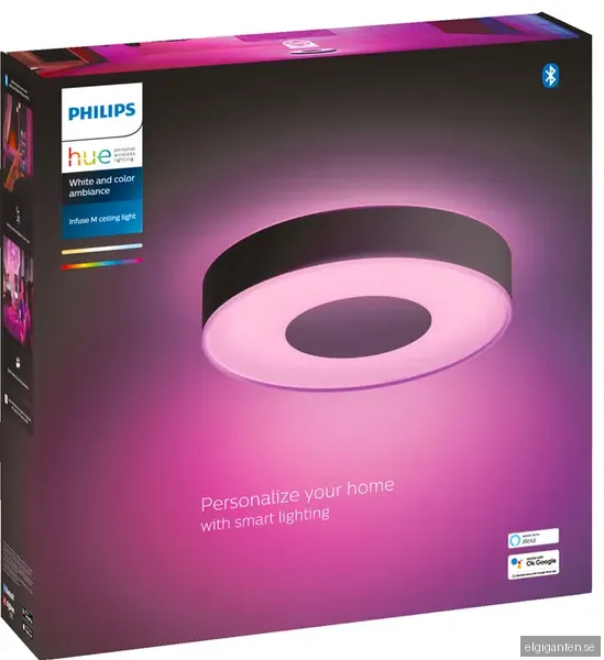 Philips Hue Infuse M svart taklampa