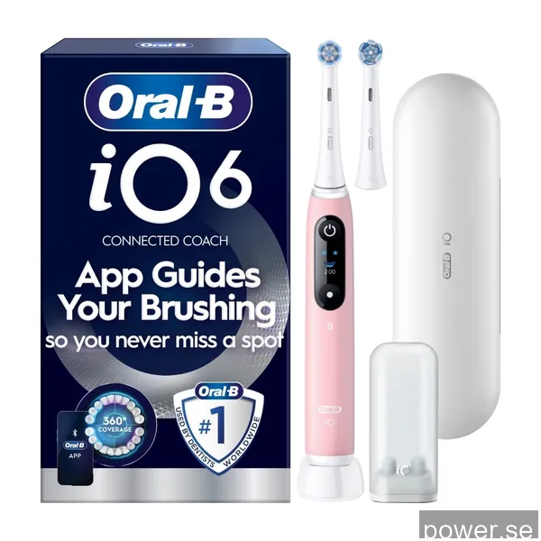 Oral-B iO6 Series Pink Sand Sensitive, Travel C
