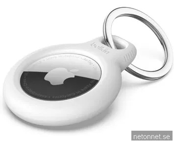 Belkin Secure Holder with Keyring - Airtag - White