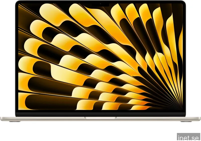 Apple 15-inch MacBook Air - M3 chip 8-core CPU 10-core GPU, 8GB RAM, 512GB SSD - Starlight