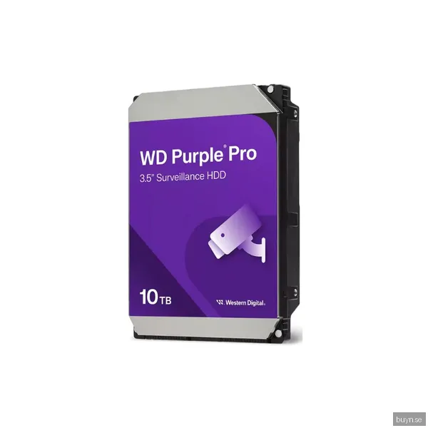 WD Purple Pro - 10TB - Hårddisk - WD102PURP - SATA-600 - 3,5"
