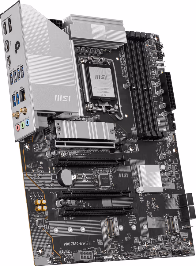 MSI PRO Z890-S WIFI Moderkort - Intel Z890 - Intel LGA1851 socket - DDR5 RAM - ATX