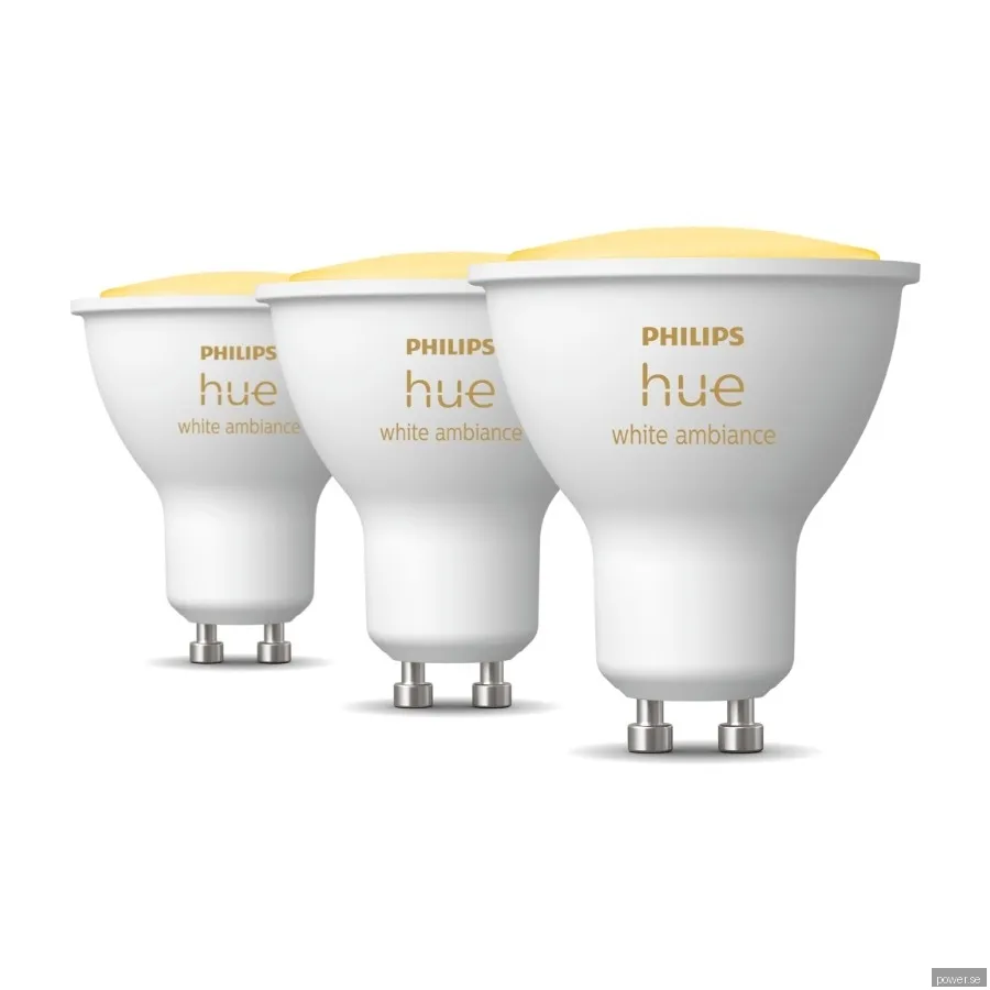 Philips Hue WA smart glödlampa 4.3W GU10 3pk