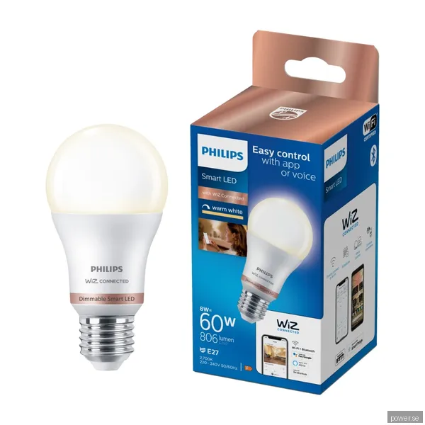 Philips Dim smart lampa 8W A60 E27