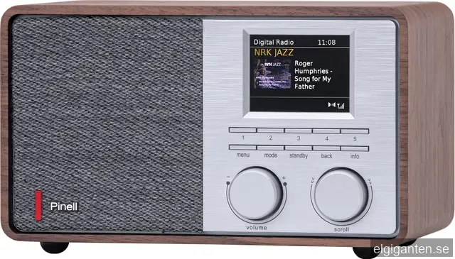 Pinell Supersound 201 DAB+/FM-radio (walnut)