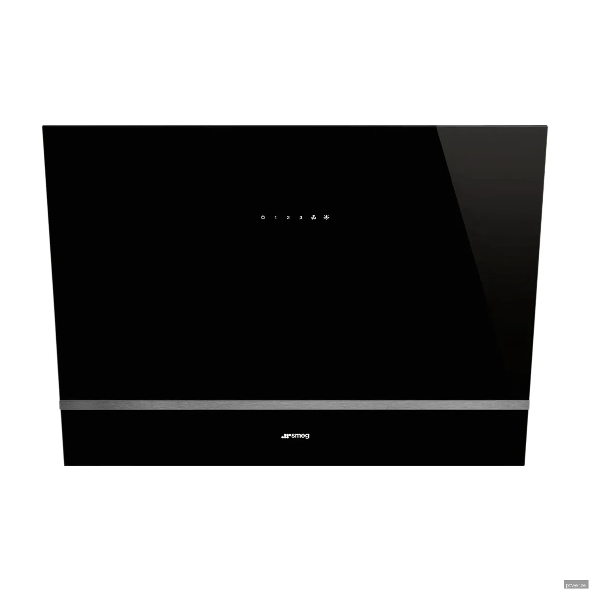 Smeg Serie Linea Vägghängd Köksfläkt KV28N (svart 80cm)