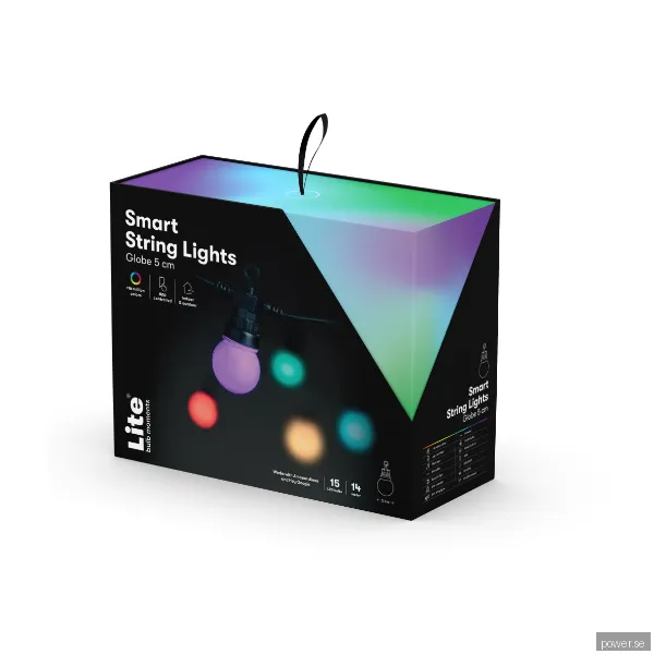 Lite Bulb Moments Smart Light Chain - Globe - Smart Ljuskedja