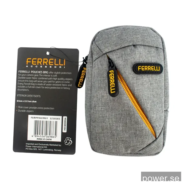 Ferrelli MP Pouch kameraväska mellangrå