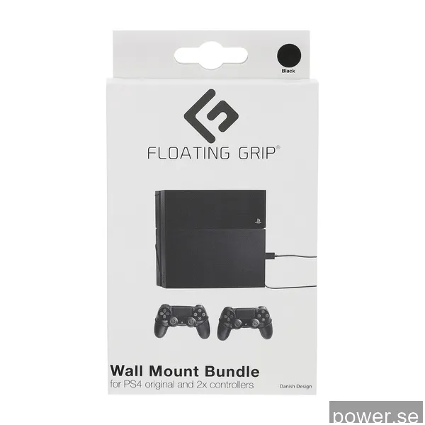 Floating Grip PS4 väggmonteringsPaket, svart