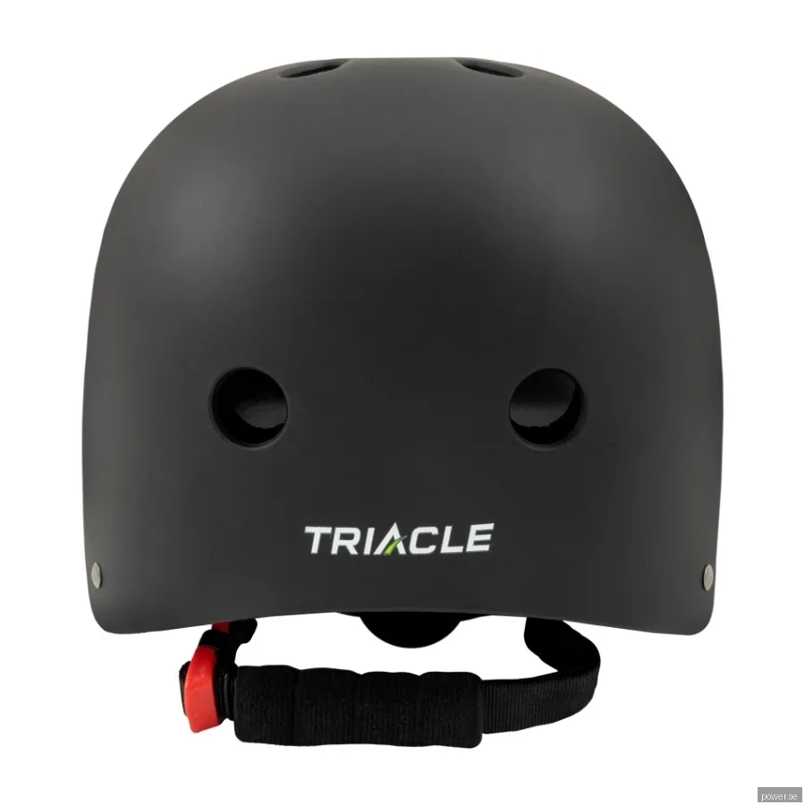 Triacle Scooter Hjälm, svart storlek M 55-57 cm