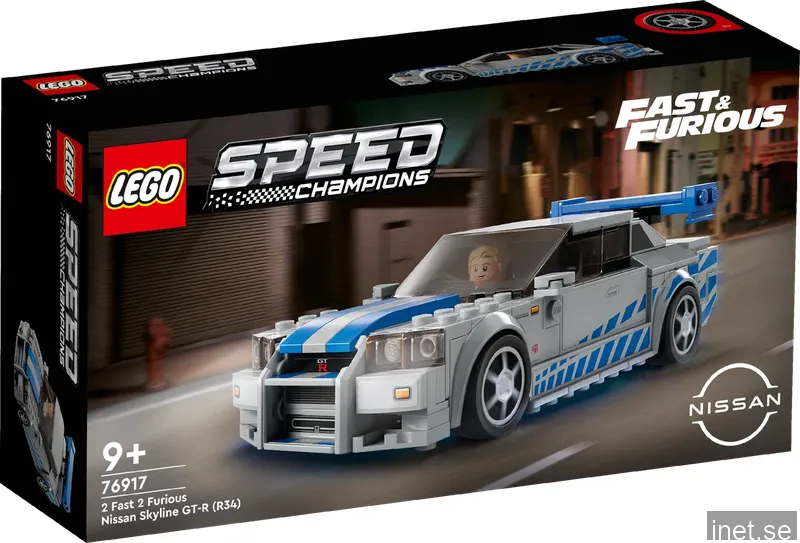 LEGO Speed Champions 2 Fast 2 Furious Nissan Skyline GT-R (R34) 76917