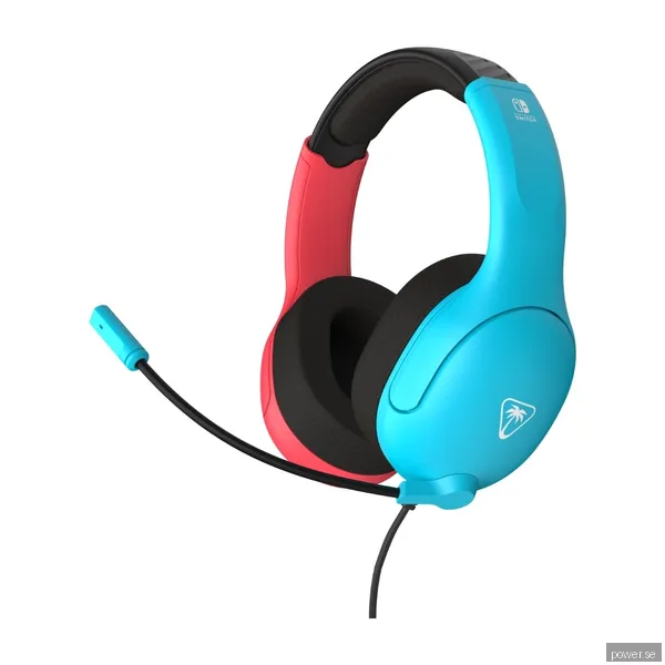 Turtle Beach Airlite Fit Wired Gaming Headset - Neon Blue Red