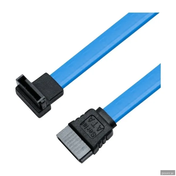 Eletra SATA M-M90 30CM kabel Platt, blå