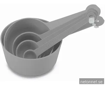 Nordiska Plast Måttsats (5stk delar) Grå
