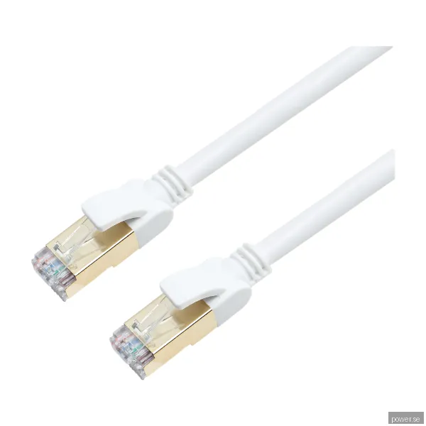 Eletra CAT7 Ftp nätverkskabel 2M, vit