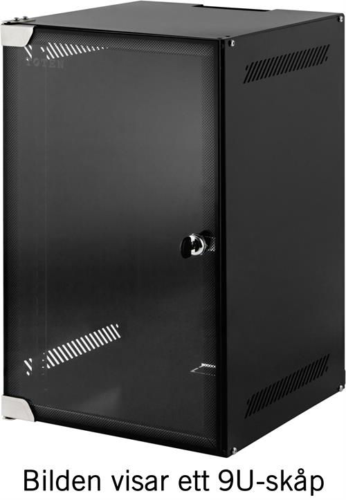 TOTEN WS.3306.9001 - 6U - Wall Mount Rack Cabinet