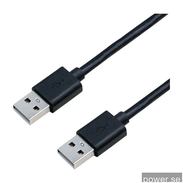 Eletra USB 2.0 Am 1M kabel, svart