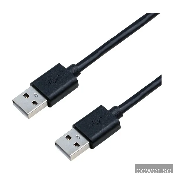 Eletra USB 2.0 Am 2M kabel, svart