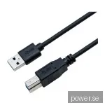 Eletra USB 3.0 Am - BM 2M kabel, svart