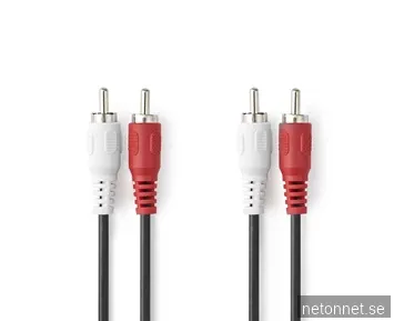 Nedis 2x RCA Hane - 2x RCA Hane - 2m