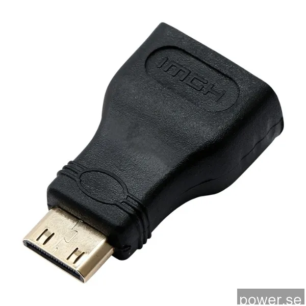 Eletra HDMI F 1.4B - HDMI Mini M-adapter, svart
