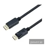 Eletra DisplayPort 1.2 1,5M kabel, svart