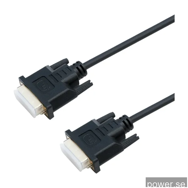 Eletra DVI M 1,5M kabel, svart