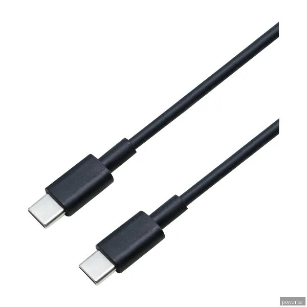 Eletra USB-C hane 1M kabel, svart