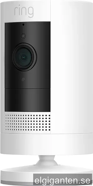Ring Stick Up Battery säkerhetskamera med avtagbart batteri (vit)