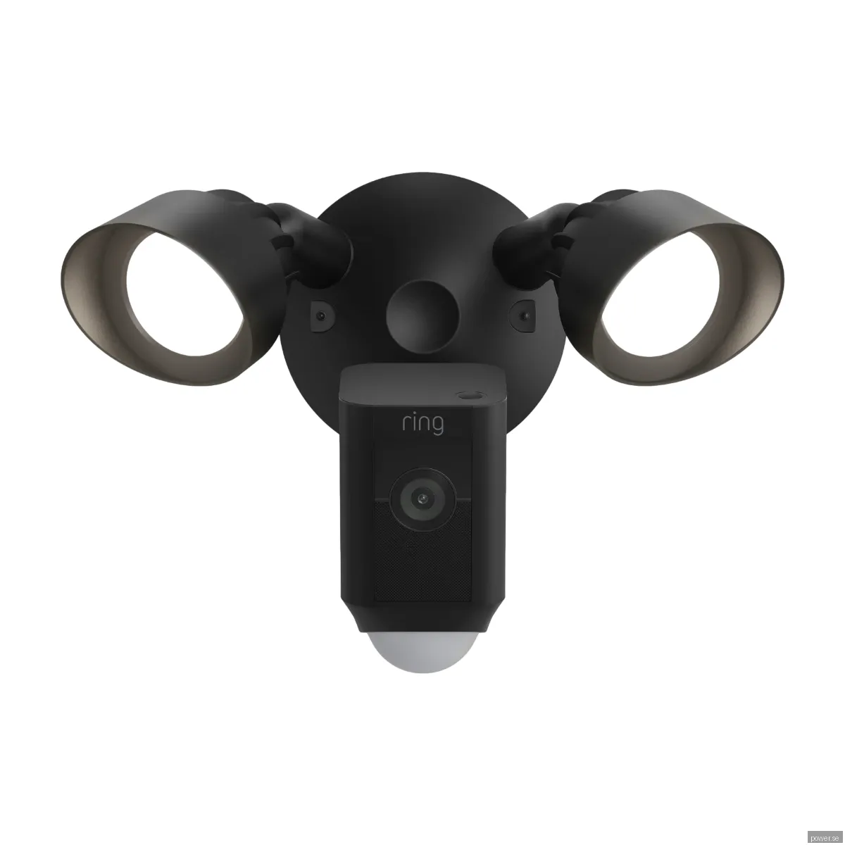 Ring Floodlight Cam Wired Plus övervakningskamera, svart