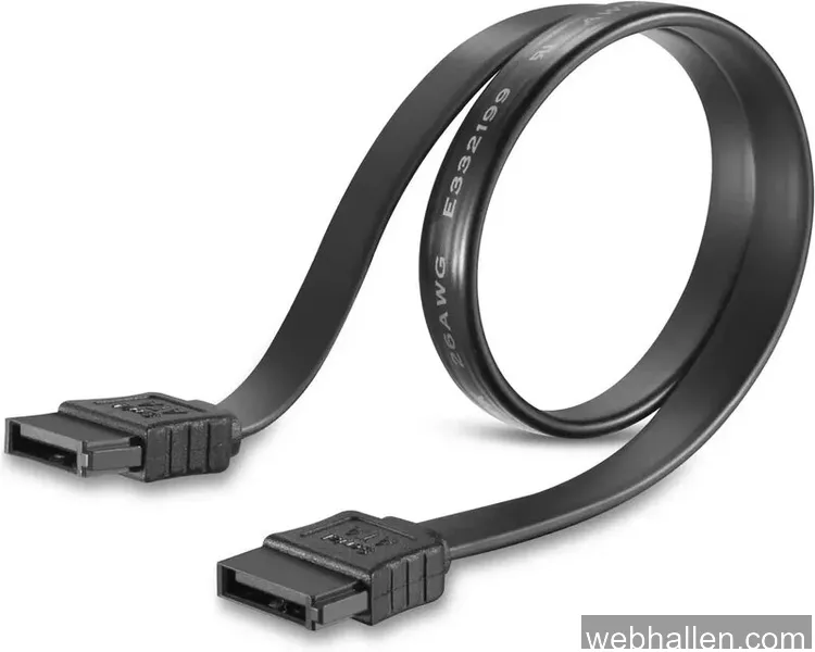 Andersson SATA-Kabel 0,3m Rak/Rak - Svart