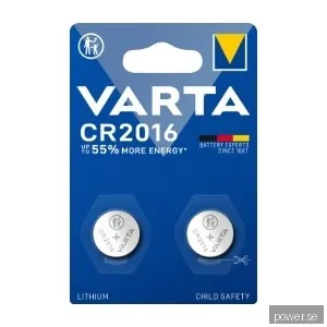 VARTA Varta litiumbatteri - CR2016 - 2-pack