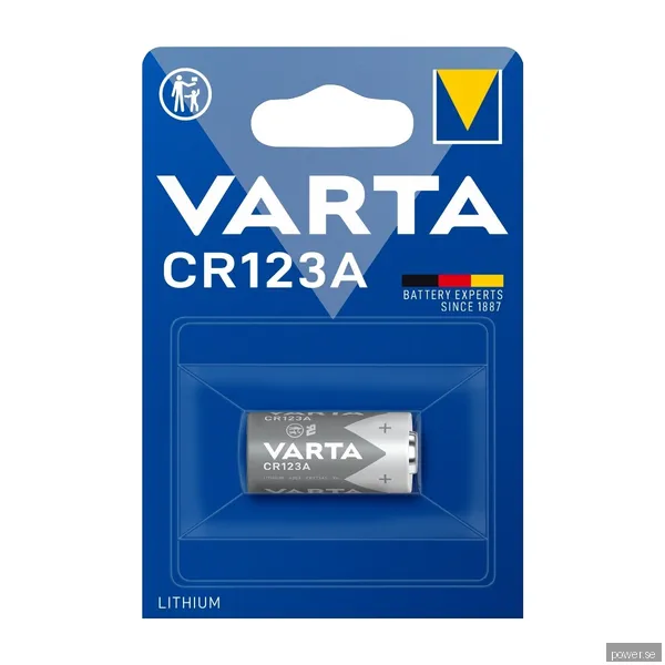 Varta CR123A Bli litiumbatteri