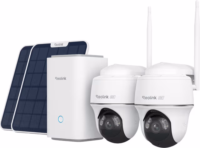 REOLINK Hub with 2x Argus PT Ultra 2x Solar Panel