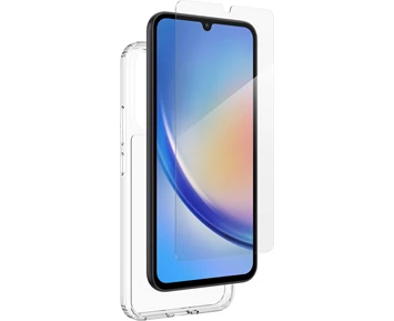 Defence Bundle Glass/Clear Case Samsung A34 5G