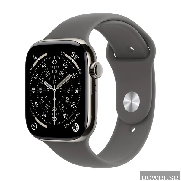 Apple Watch Series 11 GPS + LTE 46mm Titan (naturlig)