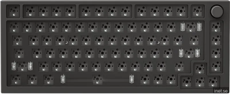 Glorious GMMK Pro Barebone Gamingtangentbord, black slate