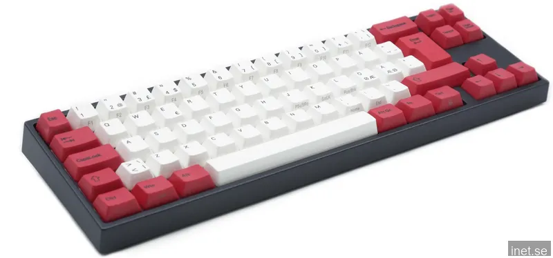 VARMILO VA69 SPECIAL EDITION MEKANISKT TANGENTBORD - SVART BAKPLATTA CHERRY MX SILENT RED