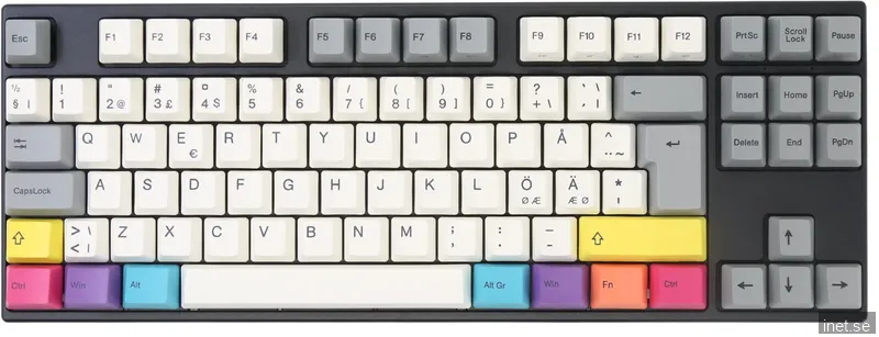 VARMILO VEM88 CMYK V2 TKL MEKANISKT TANGENTBORD - EC IVY
