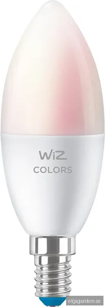 WiZ Color C37 E14 Smart Candle Lampa - RGB/16 miljoner färger + Dimbar Vit LED