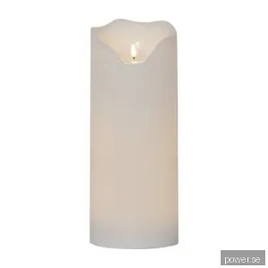 Star Trading 064-45 Flamme Grand 16X40 cm LED-ljus, vit