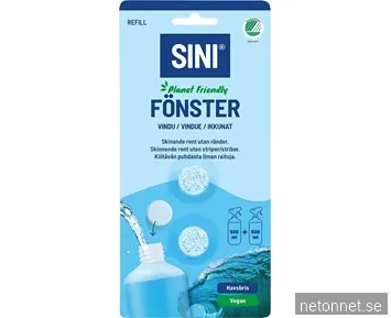 SINI Rengöringstablett Fönster refill 2-p
