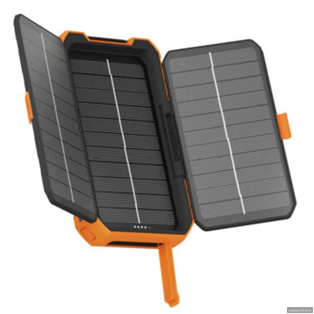 Xtorm Solar powerbank 5.1W 10.000mAh IP65 PD 20W PowerBank - Svart - 10000 mAh