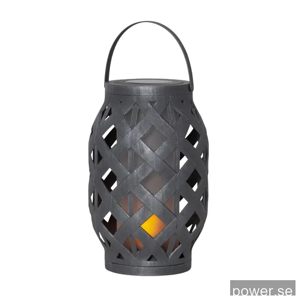 Star Trading 481-48 Flame Lykta, grå