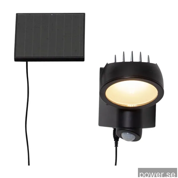 Star Trading 481-66 Powerspot väggspotlight 150 Lm, svart