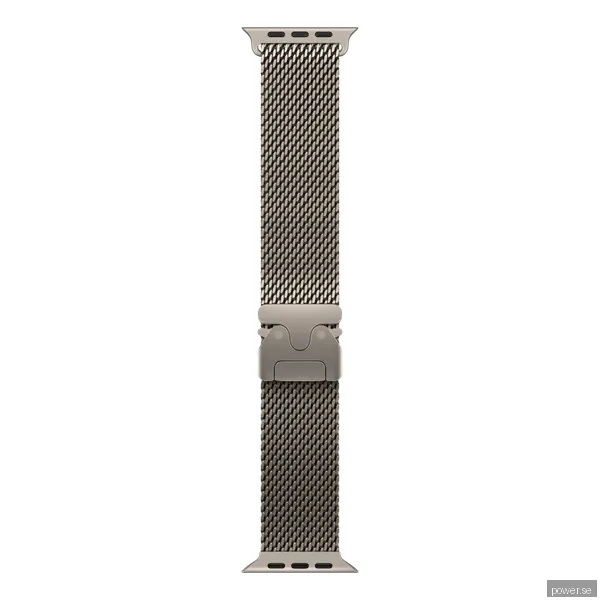 Apple Watch 49 mm titan Milanesisk loop M, naturlig
