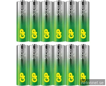 GP Battery Super Alkaline AA/LR6 12-pack