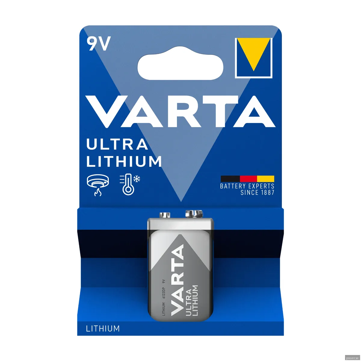 Varta Ultra Lithium 9V litiumbatteri