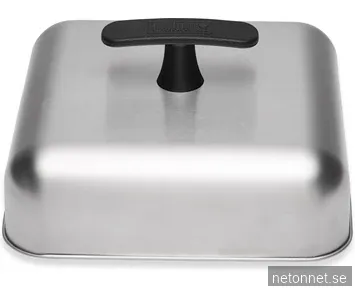 Weber Smältlock 25x25x8 cm rostfritt stål