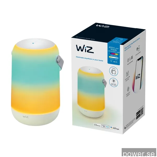 WiZ Wi-Fi Ble mobile bärbar bordslampa